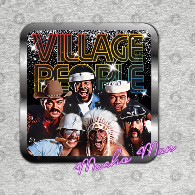 Village People - Macho Man by David Hurd Designs